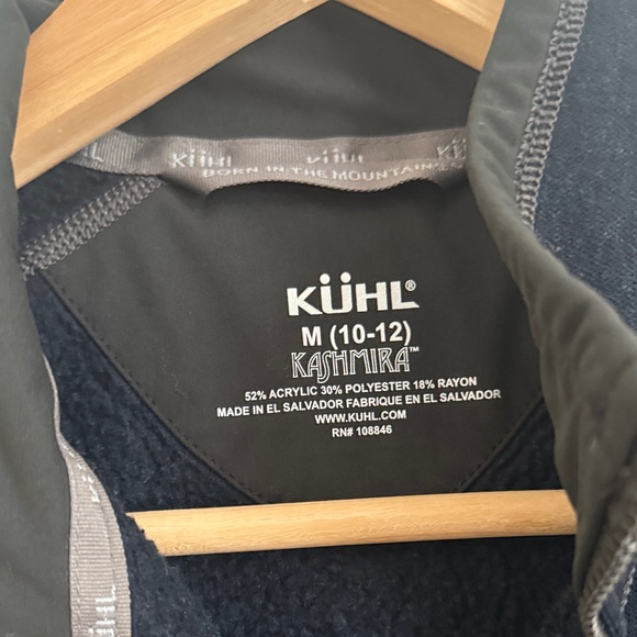 Kuhl Two-Tone Black and Gray Pullover - Picture 2 of 8